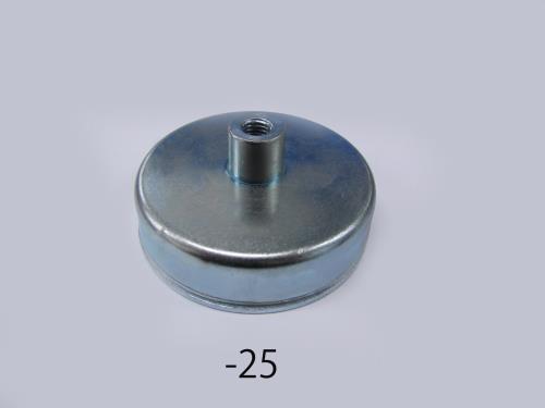 エスコ (ESCO) EA781EH-25 φ100x22mm/M12x1.75/900N 強力ﾏｸﾞﾈｯﾄ EA781EH-25 【2個セット】
