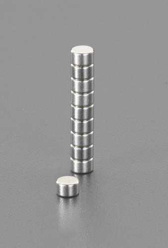エスコ (ESCO) EA781EK-11 φ 4x 2mm 超強力マグネット(10個) EA781EK-11 【5PKセット】