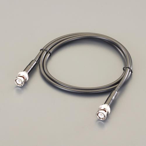エスコ (ESCO) EA940DT-202 1000mm 同軸ﾃｽﾄﾘｰﾄﾞ(両端BNCｺﾈｸﾀ) EA940DT-202 【3袋セット】