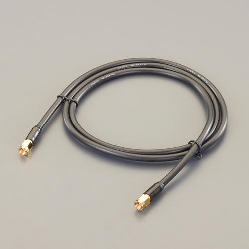 エスコ (ESCO) EA940DT-254 2000mm 同軸ﾃｽﾄﾘｰﾄﾞ(両端SMAｺﾈｸﾀ) EA940DT-254 【2袋セット】