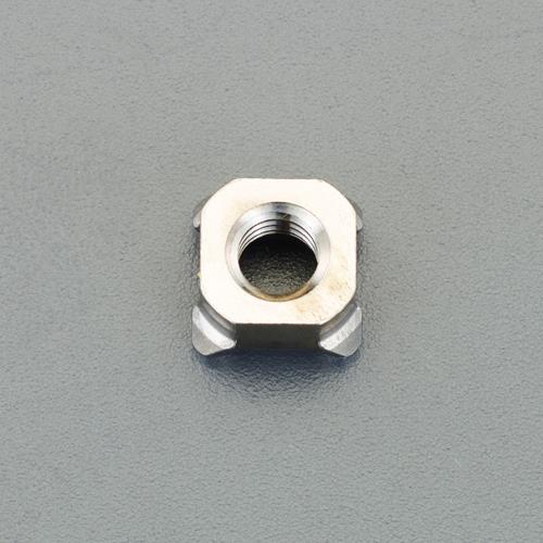 エスコ (ESCO) EA949LW-308 M8 四角溶接ﾅｯﾄ(ﾊﾟｲﾛｯﾄ無/ｽﾃﾝﾚｽ/10個) EA949LW-308 【9袋セット】