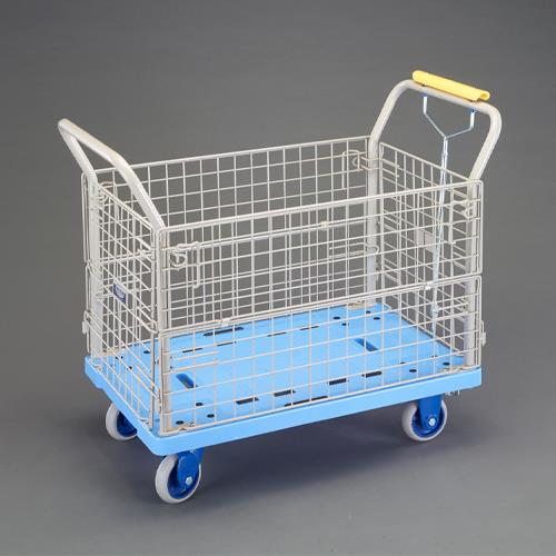 エスコ (ESCO) EA520BY-43B 900x600mm/300kg 運搬車(静音/ﾒｯｼｭ/ﾌﾞﾚｰｷ) EA520BY-43B 38,422円