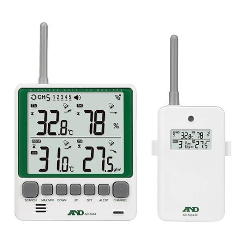 エスコ (ESCO) EA742MG-7B [ﾘﾓｺﾝｾﾝｻｰ付] 目覚ましい少なくとも温湿度計 EA742MG-7B