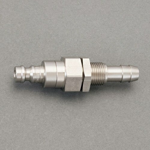 エスコ (ESCO) EA140GM-506 6mm ｳﾚﾀﾝﾎｰｽ用ﾌﾟﾗｸﾞ(隔壁/ｽﾃﾝﾚｽ製) EA140GM-506 【2個セット】