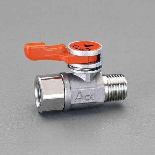 エスコ (ESCO) EA425CB-2 Rc1/4"xR 1/4" ミニボールバルブ(ステンレス製) EA425CB-2 【2個セット】|トキワONLINE