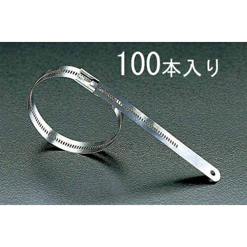 エスコ (ESCO) EA463FB-150 11.9x150mm 結束ﾊﾞﾝﾄﾞ(316ｽﾃﾝﾚｽ製/100本) EA463FB-150