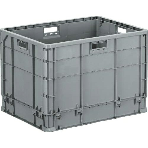 エスコ (ESCO) EA506AF-142 670x503x473mm/136L 軽量ｺﾝﾃﾅ(ﾗｲﾄｸﾞﾚｰ) EA506AF-142