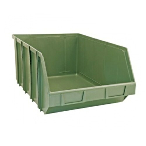 エスコ (ESCO) EA661CM-7 385x580x250mm ﾊﾟｰﾂﾄﾚｰ連結(重ね置型/緑) EA661CM-7
