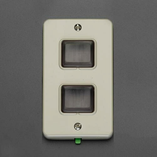 エスコ (ESCO) EA940CB-78 防雨スイッチプレート(2個用) EA940CB-78 【4個セット】