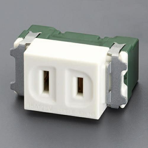エスコ (ESCO) EA940CE-101 125V/15A 埋込ｺﾝｾﾝﾄ(1口) EA940CE-101 【32個セット】