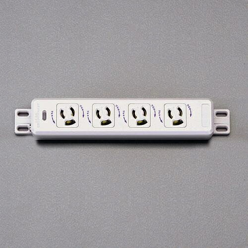 エスコ (ESCO) EA940CK-104 125V/15A 機器用抜け止め接地ｺﾝｾﾝﾄ(4個口) EA940CK-104 【3個セット】