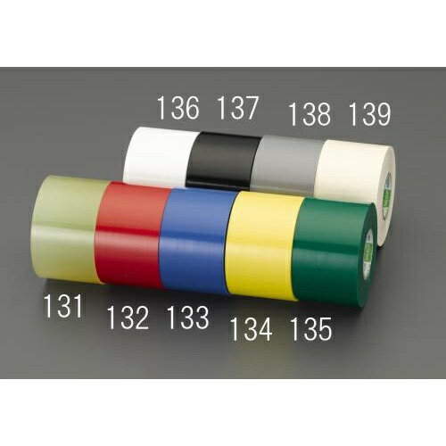 エスコ (ESCO) EA944NP-136 50mmx20m ﾋﾞﾆｰﾙﾃｰﾌﾟ(白/1巻) EA944NP-136 【15巻セット】