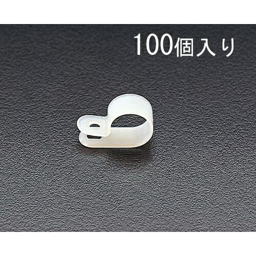 エスコ (ESCO) EA947F-25 27.2mm ｹｰﾌﾞﾙｸﾗﾝﾌﾟ(100個) EA947F-25 【3袋セット】