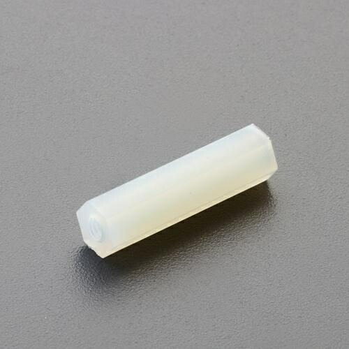 エスコ (ESCO) EA949XB-11 M3x30.0mm 六角雌ねじｽﾍﾟｰｻ(ﾅｲﾛﾝ/100個) EA949XB-11 【2PKセット】