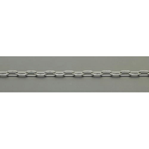 エスコ (ESCO) EA980SB-13 2.5mmx10m ﾘﾝｸﾁｪｰﾝ(ｽﾃﾝﾚｽ製) EA980SB-13
