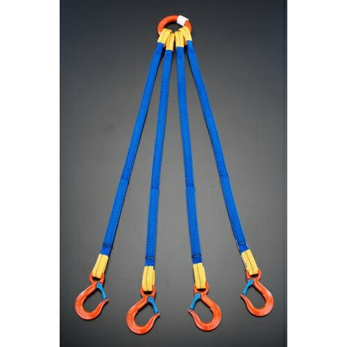 エスコ (ESCO) EA981FE-31A 2.79tonx1.0m 金具付ｽﾘﾝｸﾞ(4本懸け) EA981FE-31A