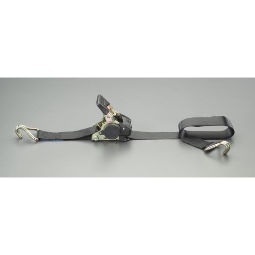 エスコ (ESCO) EA982AA-18 50mmx3.0m/750kg ﾍﾞﾙﾄ荷締機(自動巻取式) EA982AA-18 【2個セット】