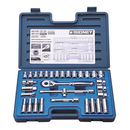 SIGNET 13732 1/2DR 32PC MM ｿｹｯﾄﾚﾝﾁｾｯﾄ ( 13732 )