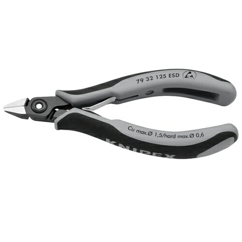 KNIPEX(クニペックス) エレクトロニクスニッパー ( 7932-125ESD )