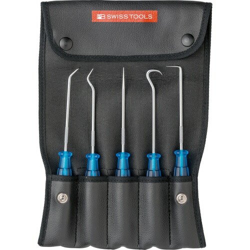 PB SWISS TOOLS ピックツール5本セット ロールケース付 パックナシ ( 7685.SET )