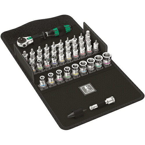 WERA(ベラ) ZYKLOPスピードラチェットセット1/4”HF42点入 ( 003755 )
