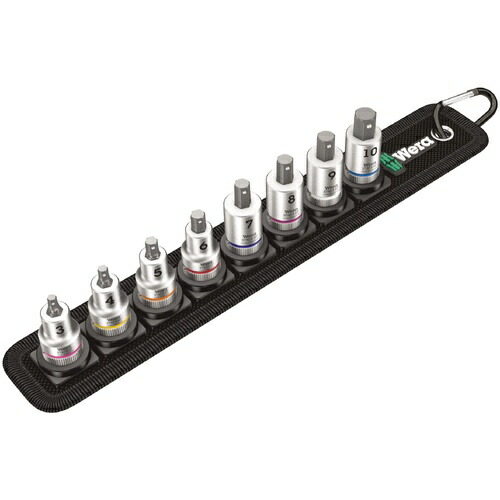 WERA(ベラ) ZYKLOP 3/8”ソケットベルトセット HF 8点入 ( 003971 )