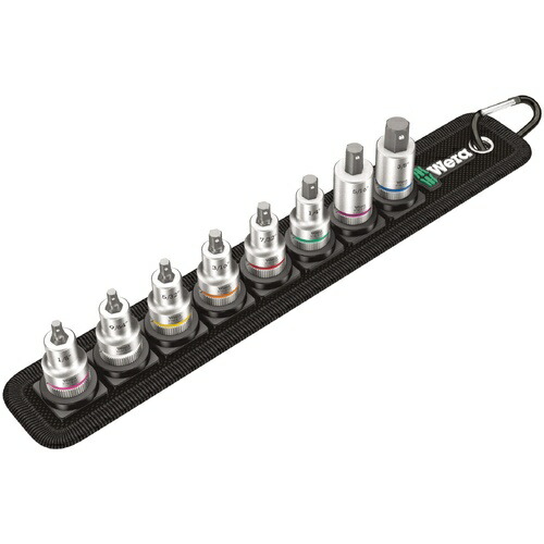 WERA(ベラ) ZYKLOP 3/8”ビットソケットベルトセット9点入 ( 003974 )