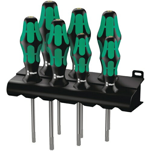 WERA(ベラ) KFドライバーセット(TX) HF ラック付 7点入 ( 223161 )