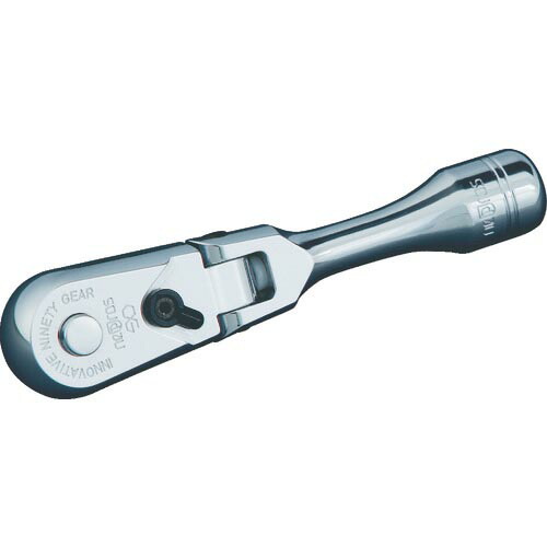 nepros ( 京都機械工具 ) 6.3sq.ショ-トフレックスラチェットハンドル ( NBR290FS )