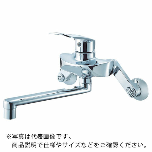 SANEI シングル練りあわせる栓 エコ 水の泡吐水 煙管190粍 勝手もと用 ( K1712E2-13 )