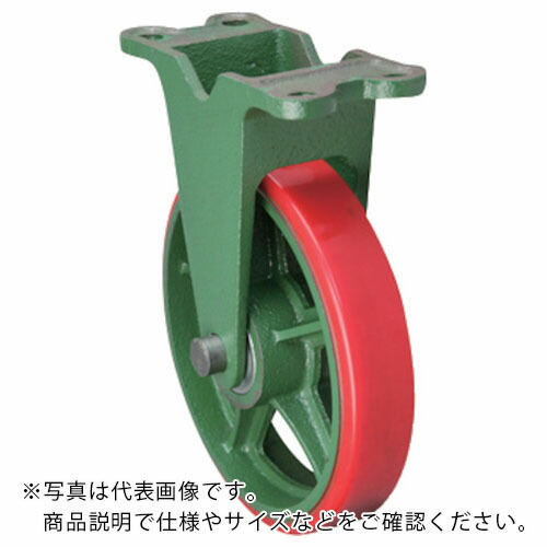 東北車輛製造所 鋳物製キャスター 標準型固定金具付ウレタン車輪 125 ( 125KULB )