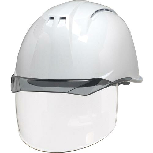DIC ( DICプラスチック ) 透明バイザーヘルメット(シールド面付) AA11EVO-CSW KP 白/スモーク ( AA11EVO-CSW-HA6-KP-W/S )