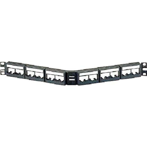 PANDUIT ( パンドウイット ) アングル型モジュラーパッチパネル枠 24ポート ( CPPLA24WBLY ) 【10個セット】 【メーカー取寄】
