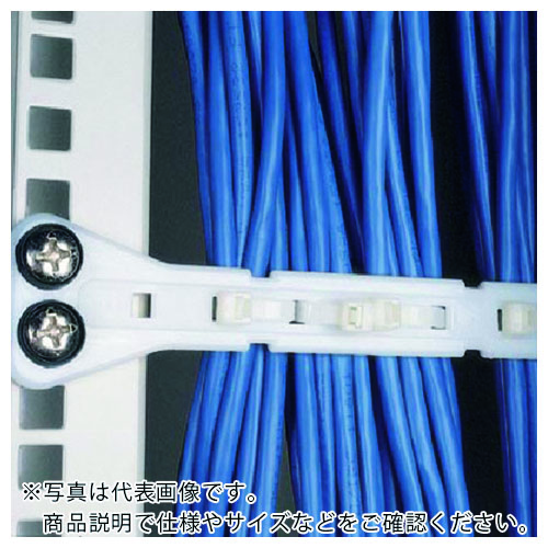 PANDUIT ( パンドウイット ) 水平型ケーブル固定具 難燃性白 5個入 ( PPF2S-S25-V69 ) 【10袋セット】