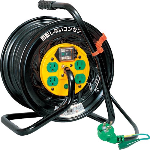 NICHIDO ( 日動製造 ) 電気工膜鳴楽器 神通力木管 100V 地びた短絡しゃ断器付 30m ( TZ-EB34 ) その他-花・ガーデン・DIY-DIY・工具