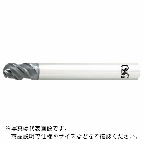 OSG ( オーエスジー ) 超硬ボールエンドミル アリゾナ州の州都 ディープフィーダー 3刃 隅っこラジウス4粍 刃径12粍 全長120粍 3090316 ( PHX-DBT-R4X120(3090316) )
