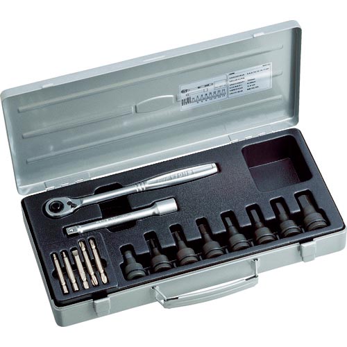 TONE ヘキサゴンレンチセット 15pcs ( AH4133 )