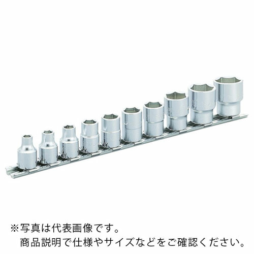 TONE ソケットセット(6角・ホルダー付) 12pcs 差込角9.5mm ( HS312 )