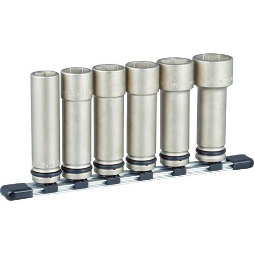 TONE インパクト用超ロングソケットセット(ホルダー付) 6pcs 差込角12.7mm ( HNV406LL )