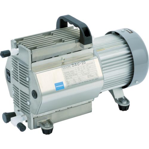 アルバック 単相100V ダイアフラム型ドライ真空ポンプ 幅203mm ( DAU20 )
