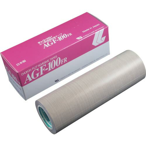 chukoh ( 中興化成工業 ) フッ素樹脂(テフロンPTFE製)ガラスクロス粘着テープ AGFー100FR 0.18t&times;200w&times;10m ( AGF100FR-18X200 )｜トキワONLINE