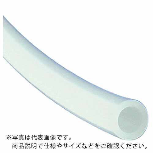 チヨダ ( 千代田通商 ) ポリウレタンチューブ TEタッチチューブ 6mm/100m 白 ( TE-6-100 W )