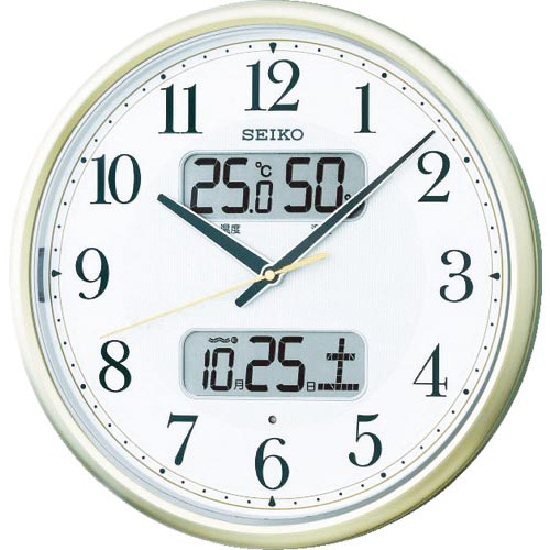 SEIKO ( セイコーウォッチ ) 電磁波掛け時計 P枠 ( KX384S )