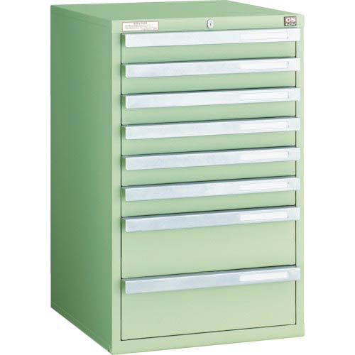 OS ( 大阪製罐 ) ライゼットキャビネット 間口473×奥行485×高さ781mm(若草色)最大積載量240kg ( LZ7062 )