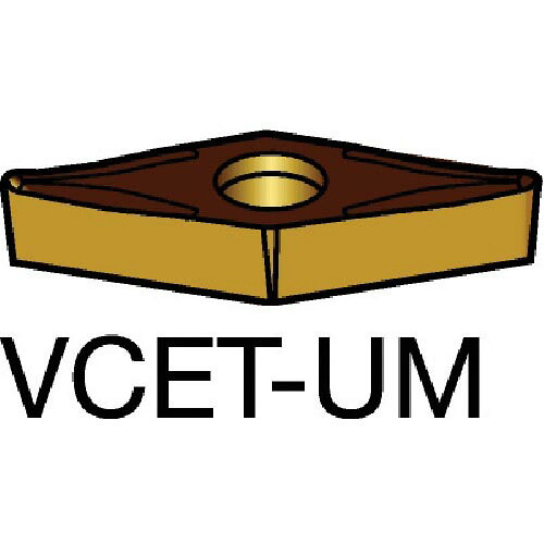 サンドビック コロターン107 旋削用ポジチップ(130) 1125 ( VCET 11 03 02-UM 1125 (130) ) 【10個セット】