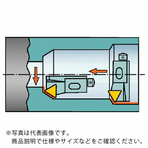 SANDVIK ( サンドビック ) コロターン107 ポジチップ用カートリッジ(470) ( STTCR 10CA-11 (470) )
