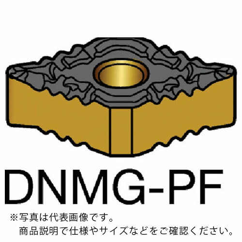 SANDVIK ( サンドビック ) T-Max P 旋削用ネガ手当て(110) 5015 ( DNMG 15 06 08-PF 5015 (110) ) 【10個仕かける】
