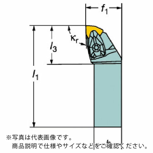 サンドビック コロターンRC ネガチップ用シャンクバイト(410) ( DWLNL 3225P08 (410) )