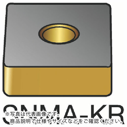 SANDVIK ( サンドビック ) T-Max P 旋削用ネガチップ(110) 3210 ( SNMA 12 04 16-KR 3210 (110) ) 【10個セット】