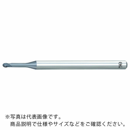 OSG ( オーエスジー ) 超硬ボールエンドミル WXL厚地の外套2刃(深リブボール形) どんぶり鉢ラジウス0.05粍 刃長0.08粍 首下長0.5粍 3110105 ( WXLLNEBDR0.05X0.5X4(3110105) )